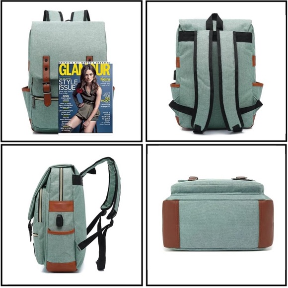 Unisex Laptop Backpack with USB Charging Port main image 6